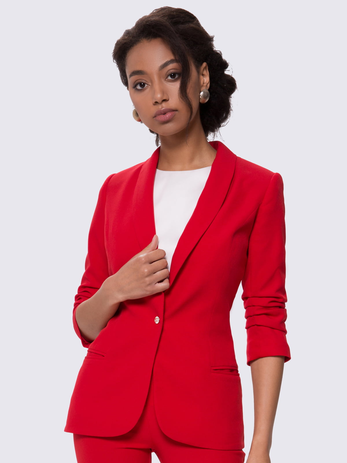 Mango Suit пиджак женский красный