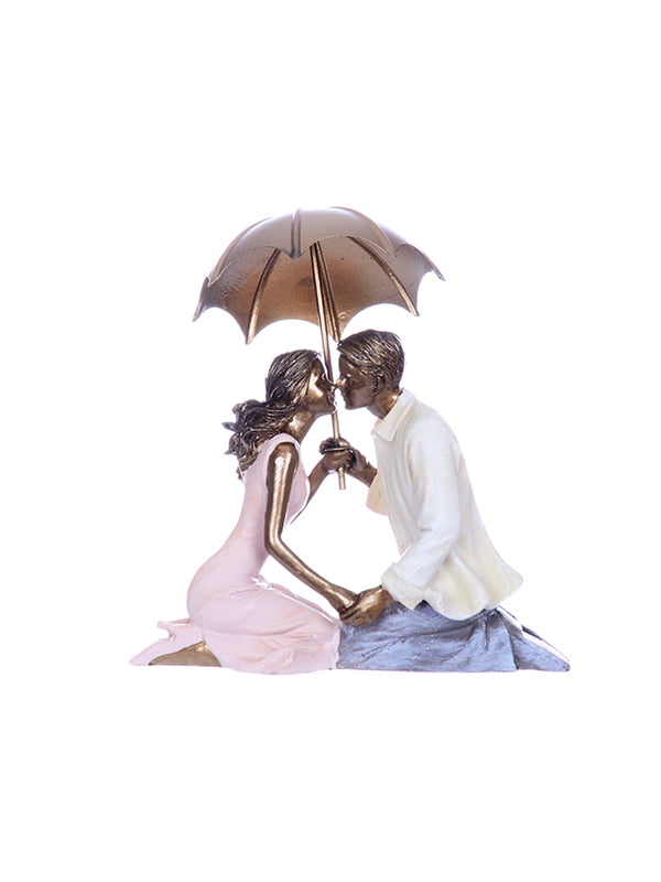 Статуетка декоративна «Пара під парасолькою» (16,5х7,5х17 см) | 5256388