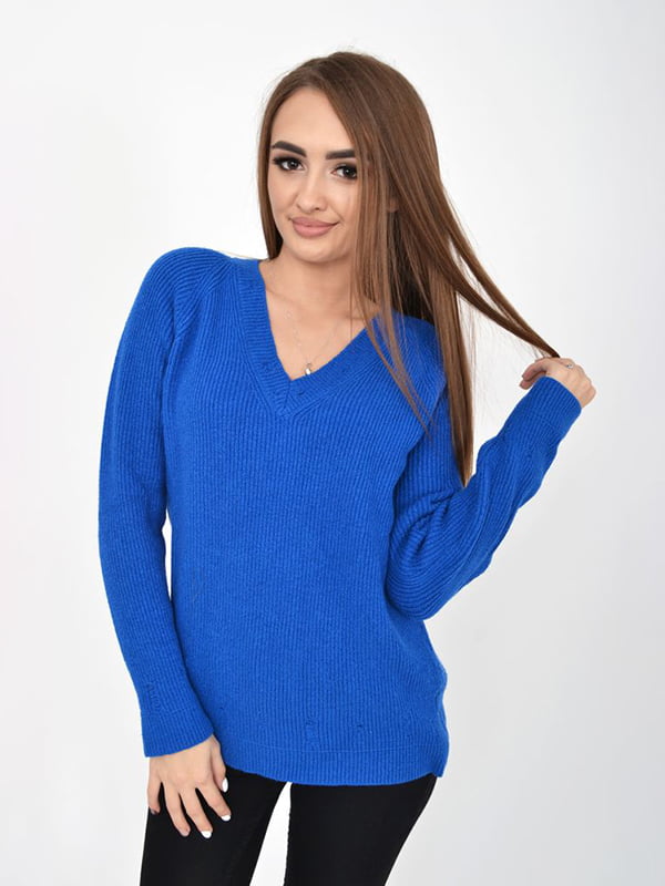 Пуловер синий | 5276520