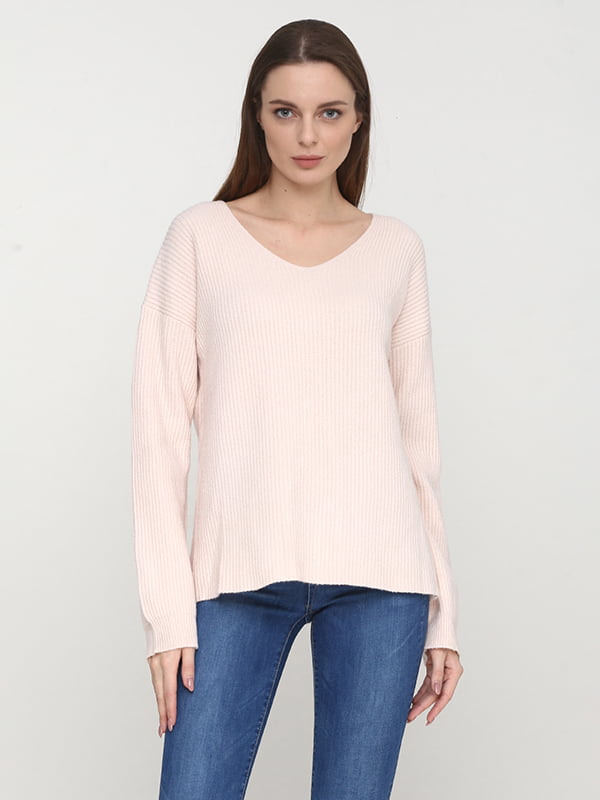 Пуловер персикового кольору | 5280096