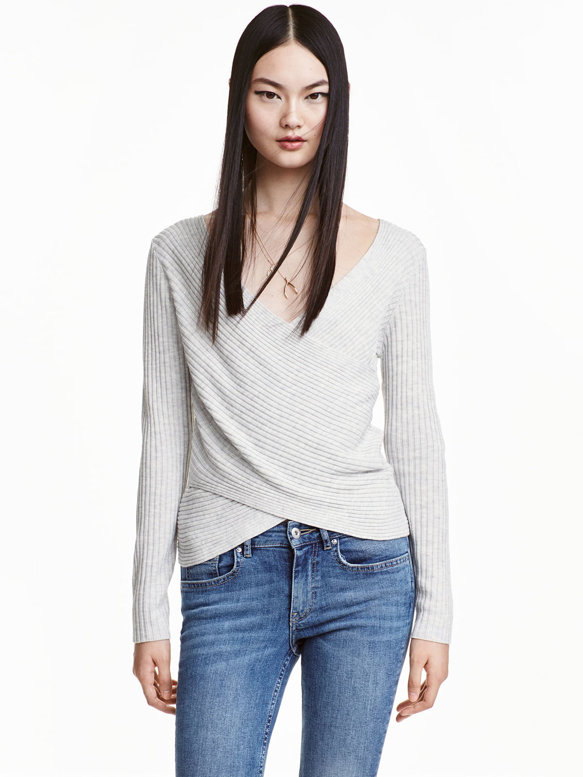Пуловер светло-серый | 5291947