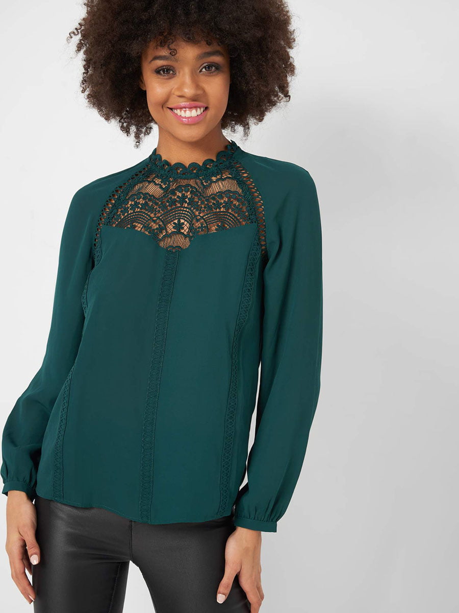 Блуза зеленая | 5295267