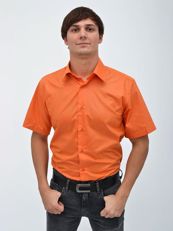 Рубашка морковного цвета | 5299255