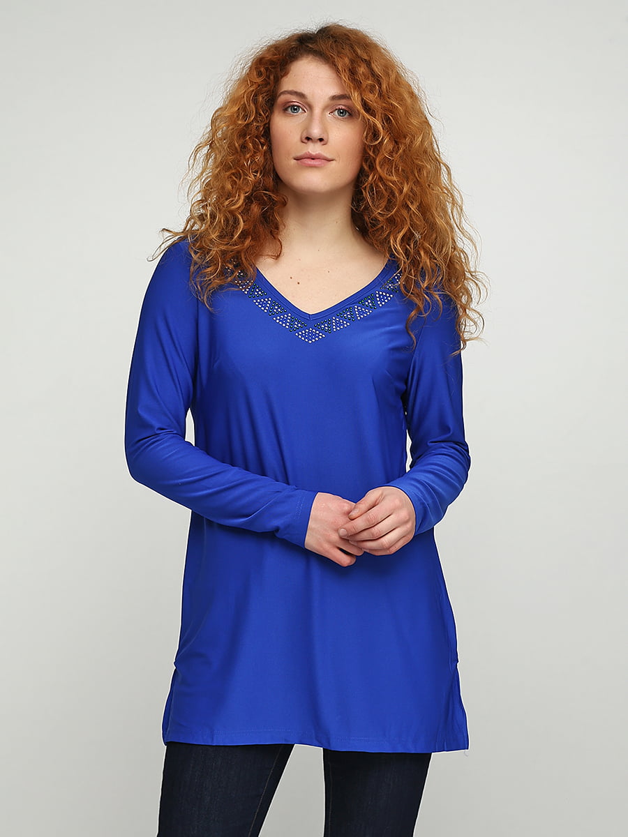 Блуза синяя | 5308591