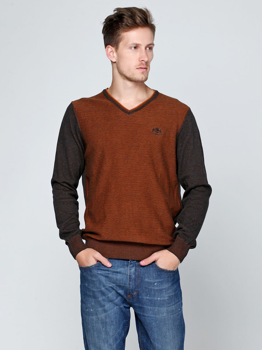 Пуловер коричневий | 5316511
