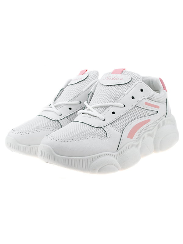 Кросівки біло-рожеві | 5317626
