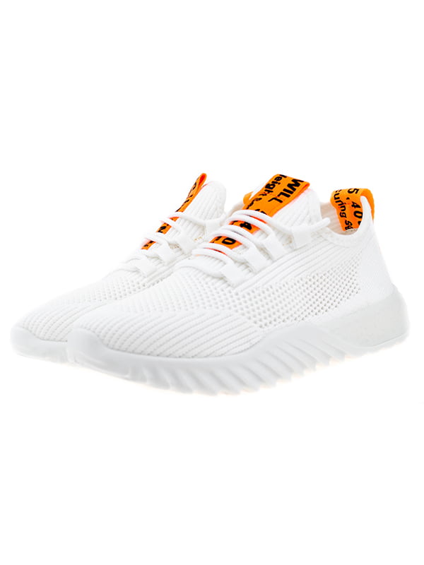 Кросівки біло-помаранчеві | 5318574