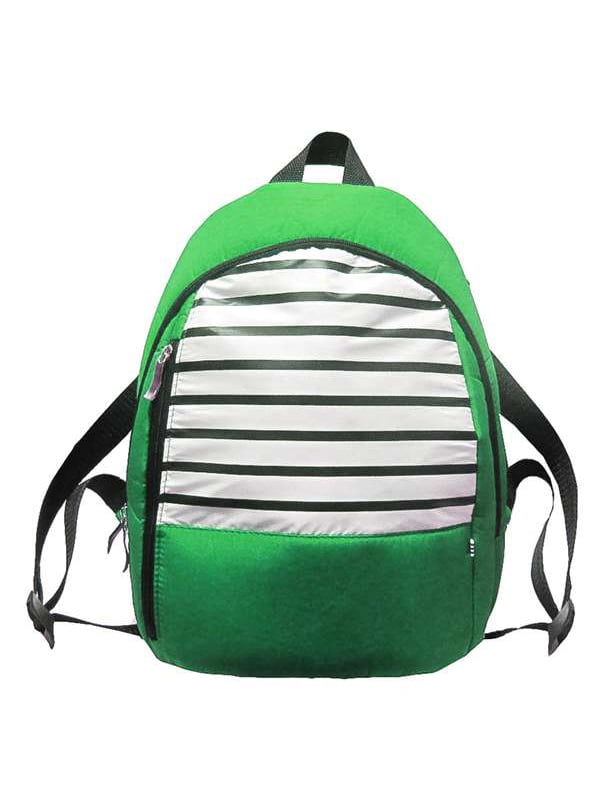 Рюкзак зеленый в полоску | 2897577