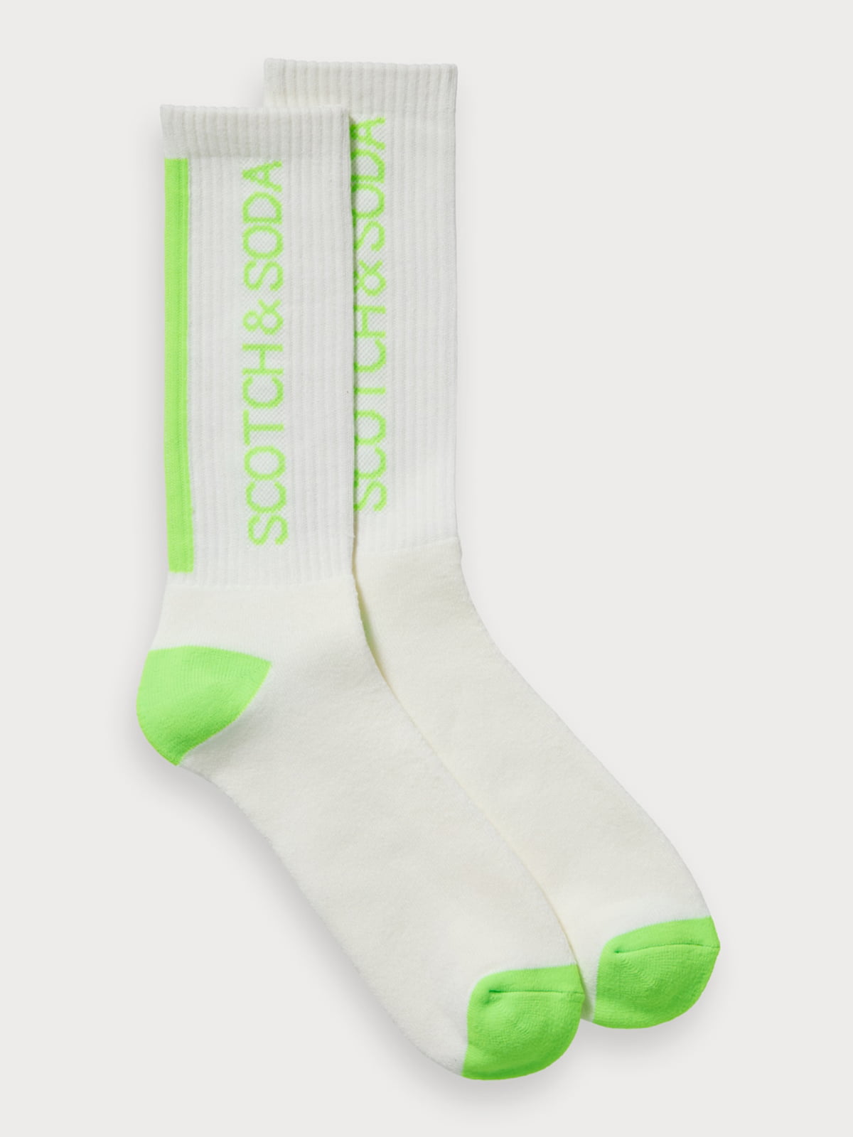Шкарпетки біло-салатові | 5319758