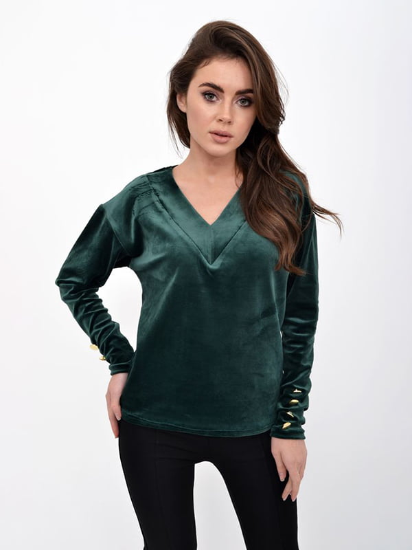 Пуловер зеленый | 5322307