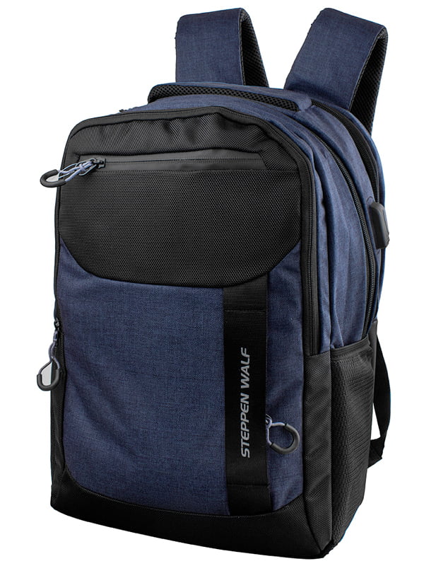 Рюкзак синьо-чорний | 5322665