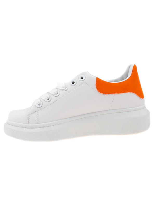 Кросівки біло-помаранчеві | 5323489