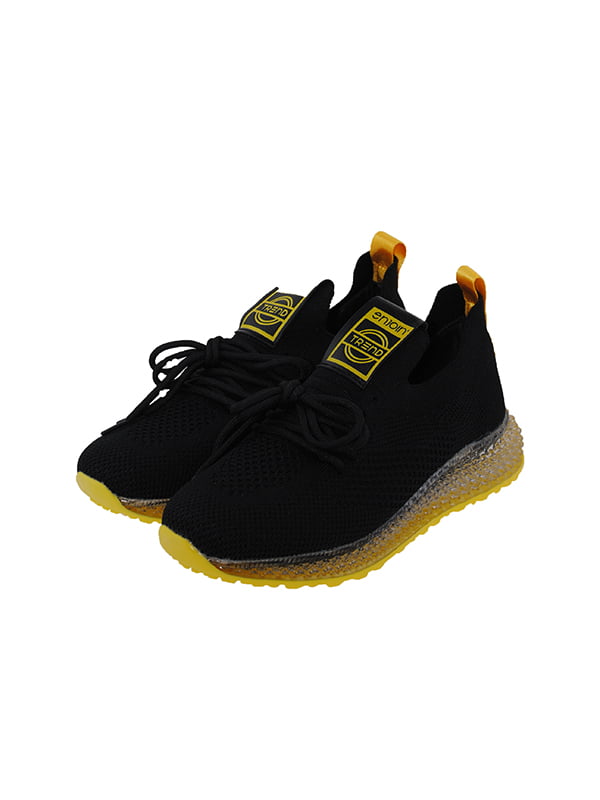 Кросівки чорно-жовті | 5328736