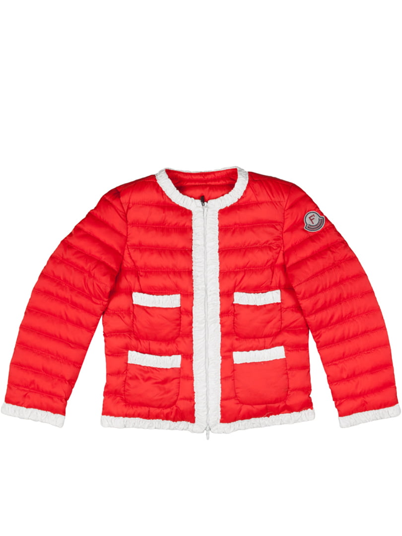 Куртка червоно-морквяного кольору | 4695357