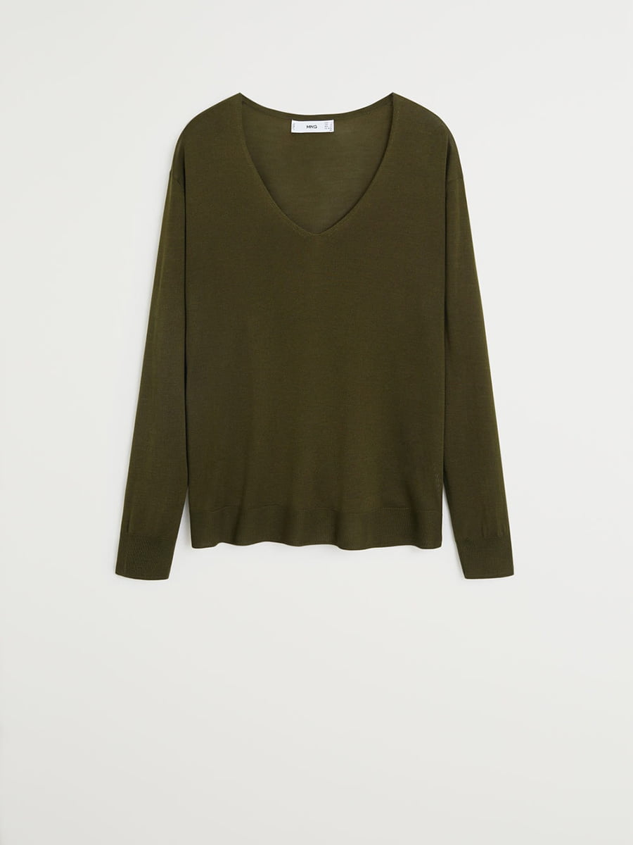 Пуловер болотного цвета | 5369979