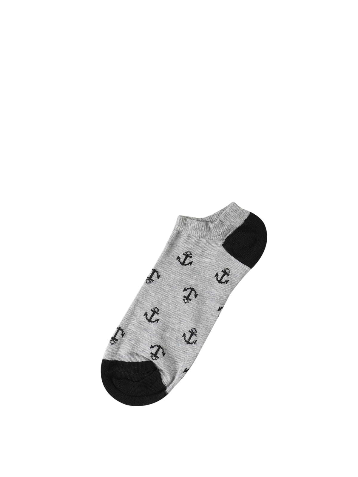 Шкарпетки сірі в принт | 5377730