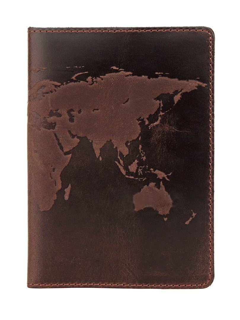 Обложка на паспорт коричневая с рисунком | 5382186