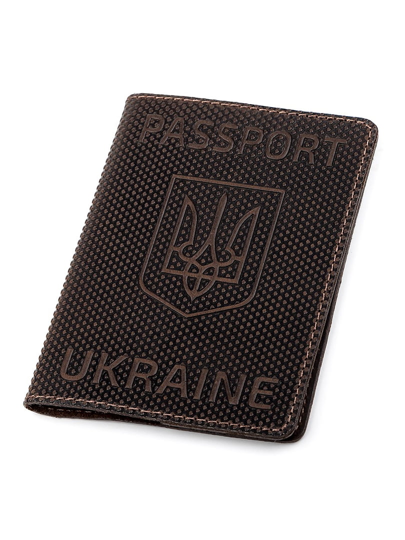 Обложка на паспорт коричневая с рисунком | 5382237