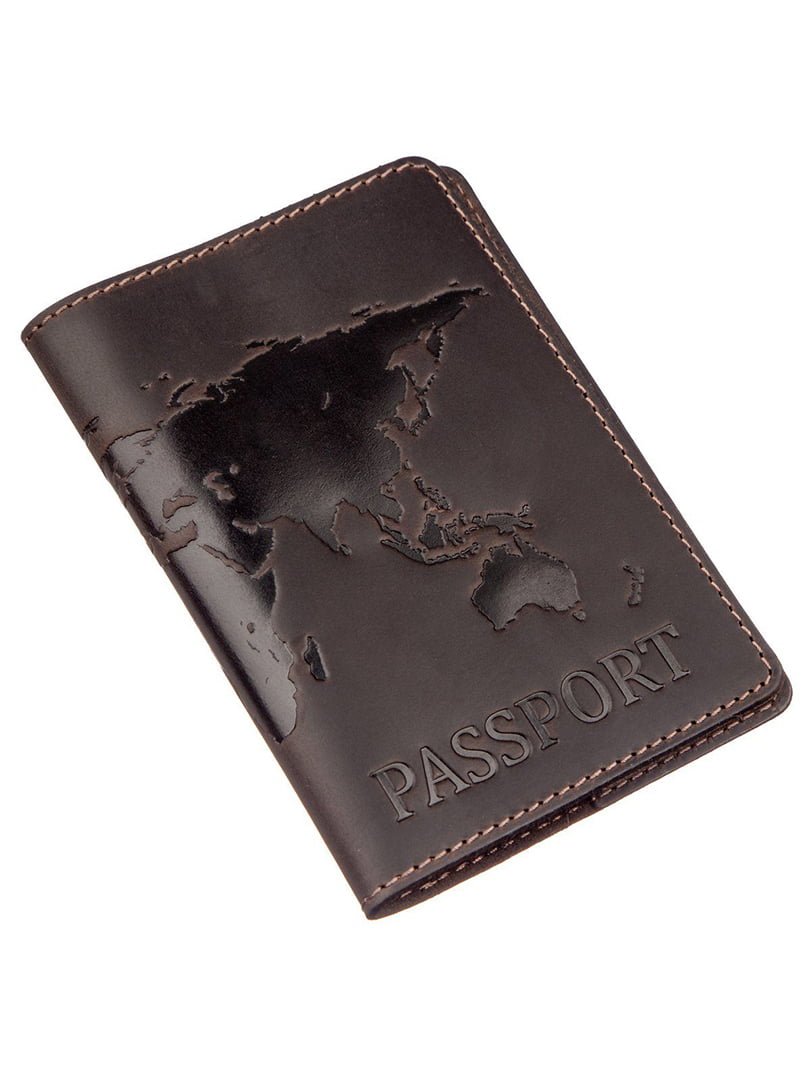 Обложка на паспорт коричневая с рисунком | 5382273
