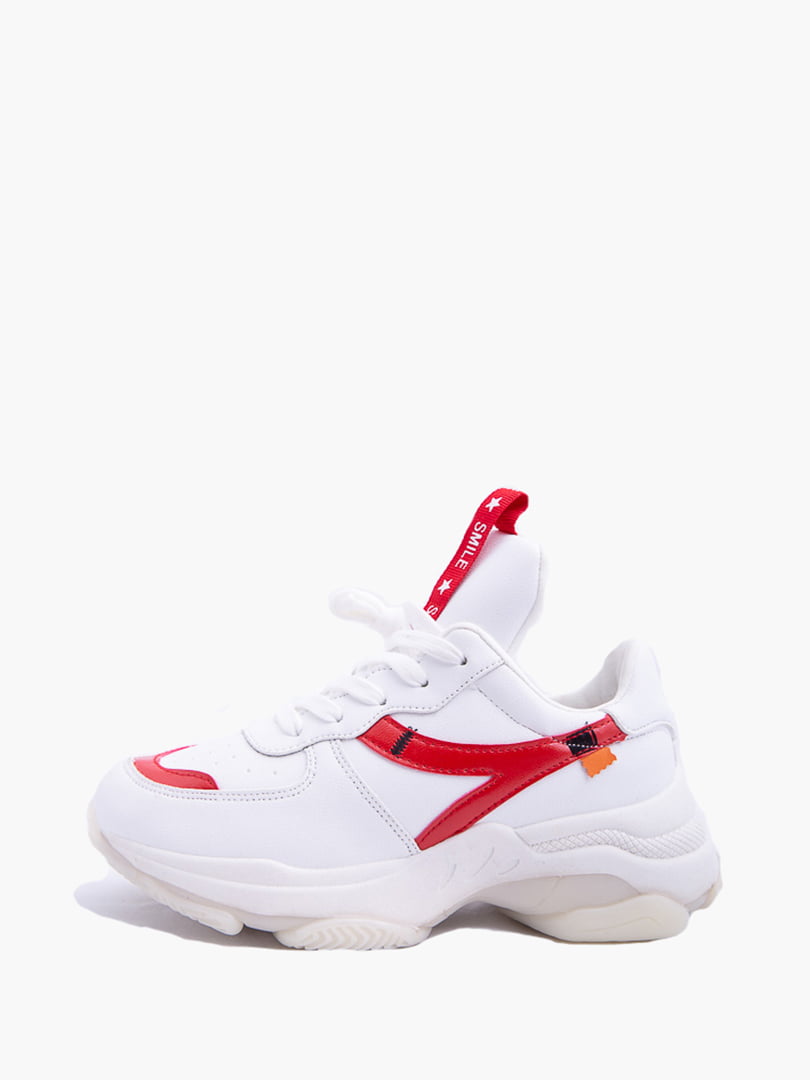 Кросівки біло-червоні | 5426915