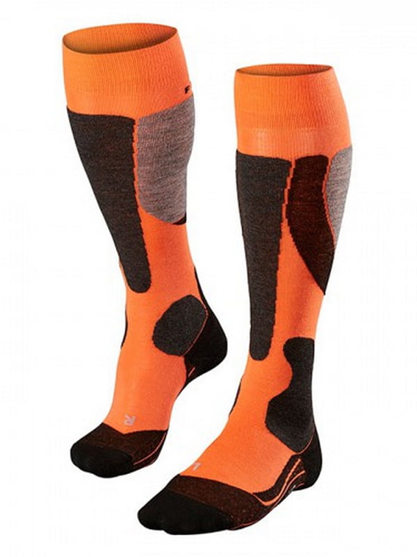 Носки лыжные черно-оранжевые | 5260364
