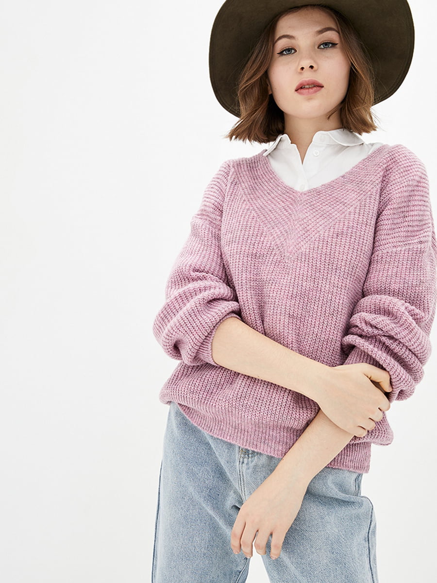 Пуловер рожевий | 5430359