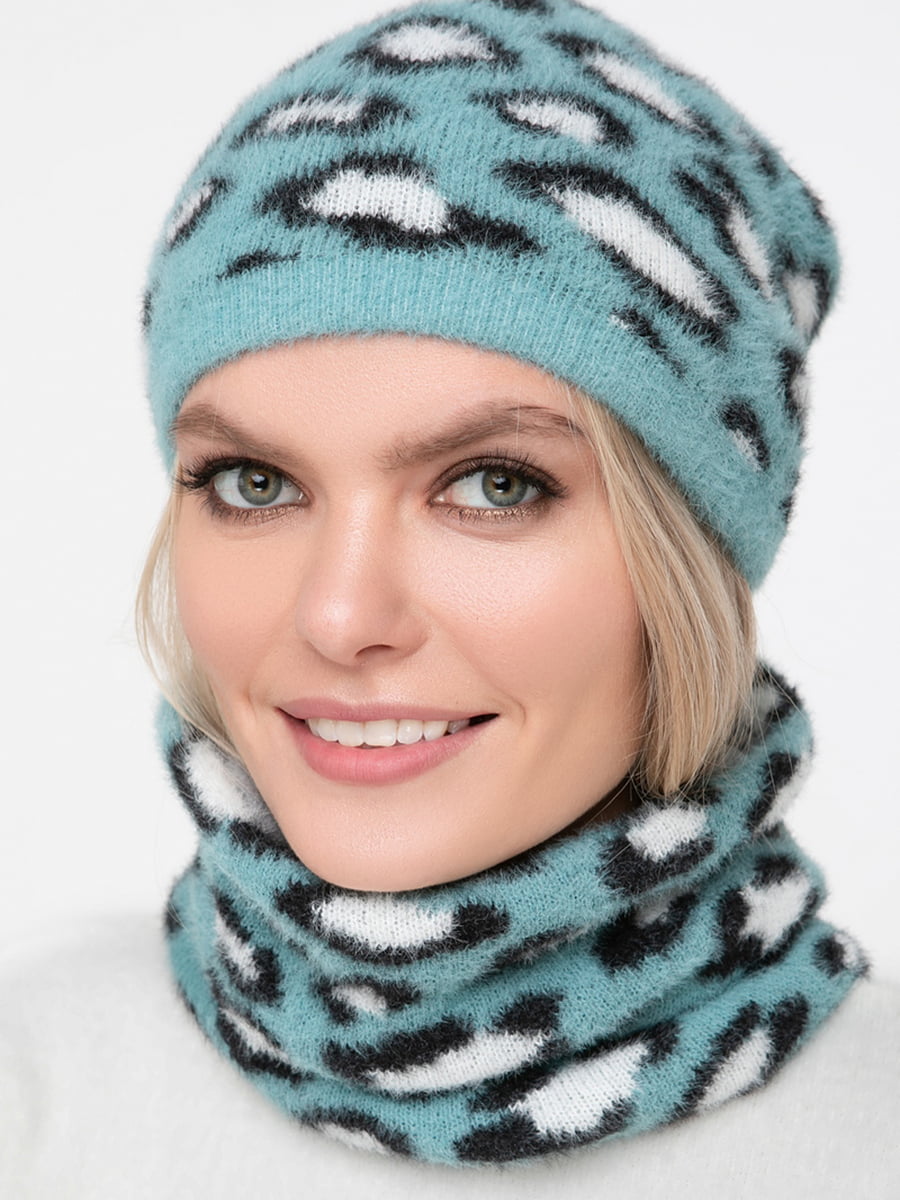 Комплект: шарф-снуд и шапка | 5430395