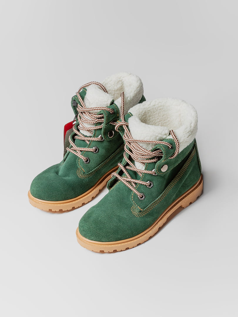 Ботинки зеленые | 4695393