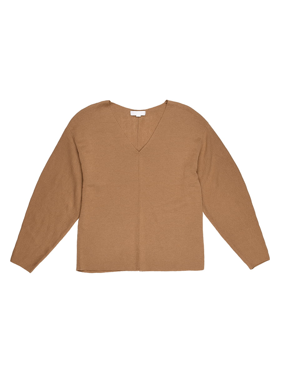 Пуловер коричневый | 5450453