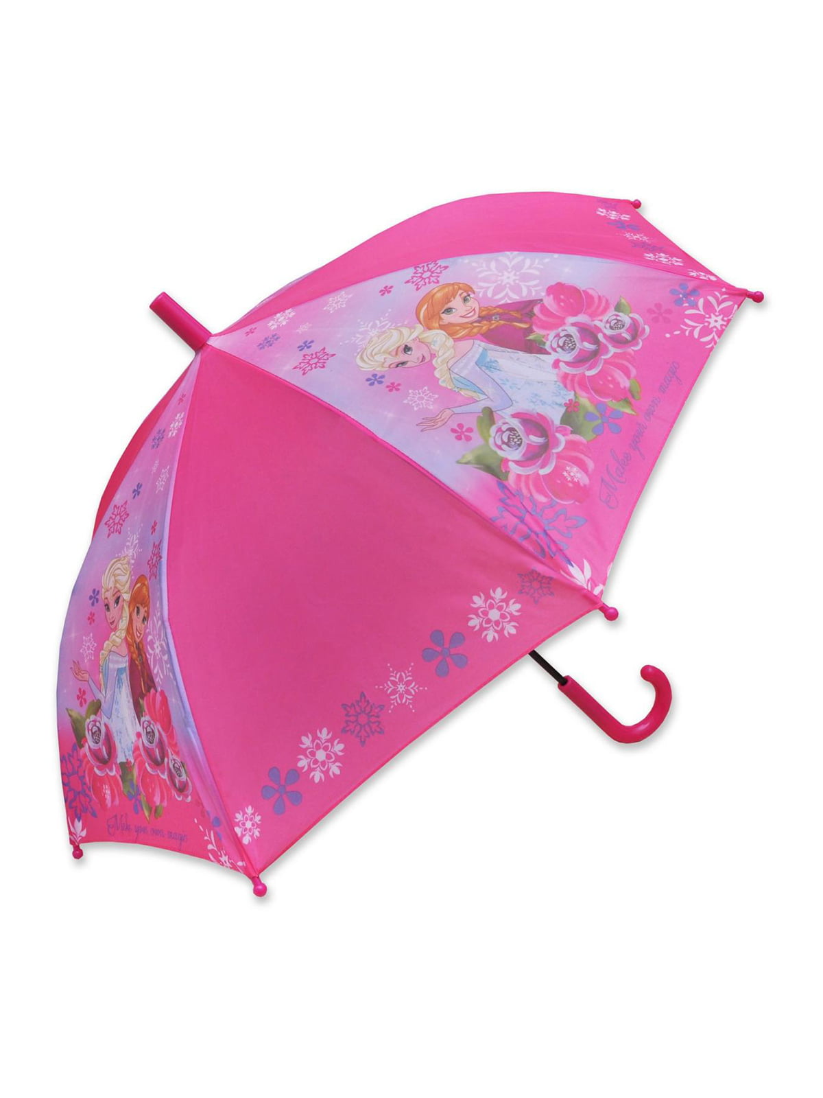 Зонт рожевий з принтом | 5473847