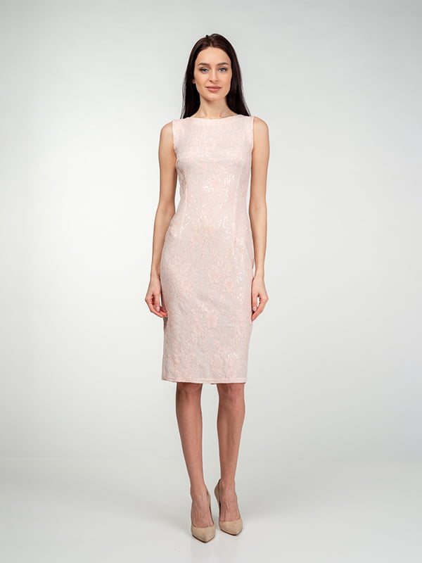 Платье розовое с пайетками | 5473367
