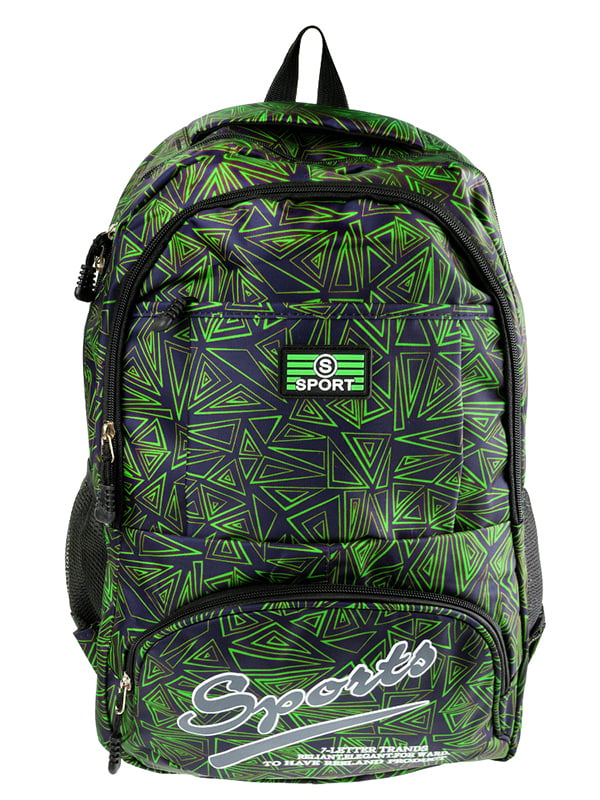 Рюкзак зелено-черный | 5499400
