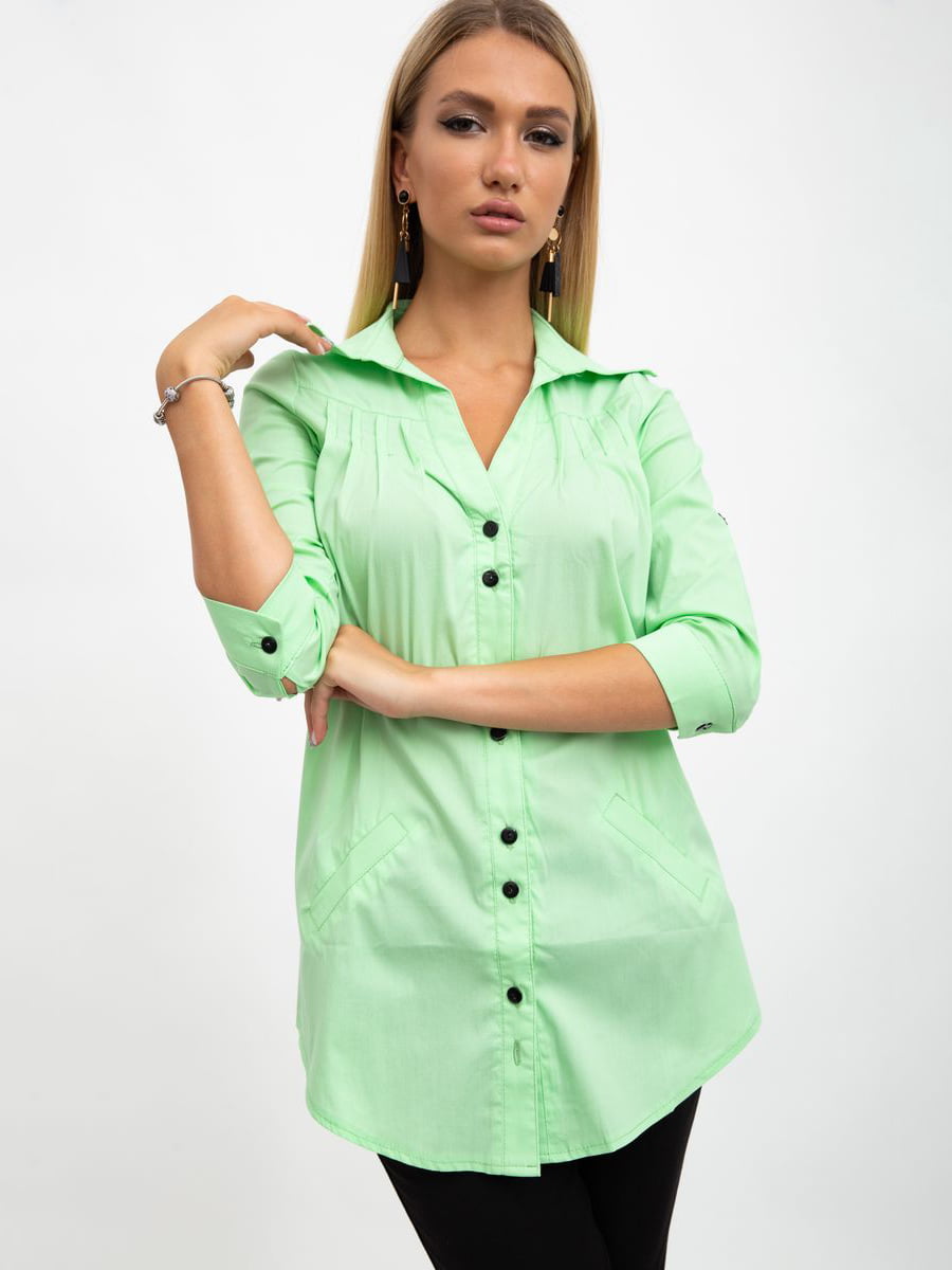 Блуза салатового кольору | 5500887