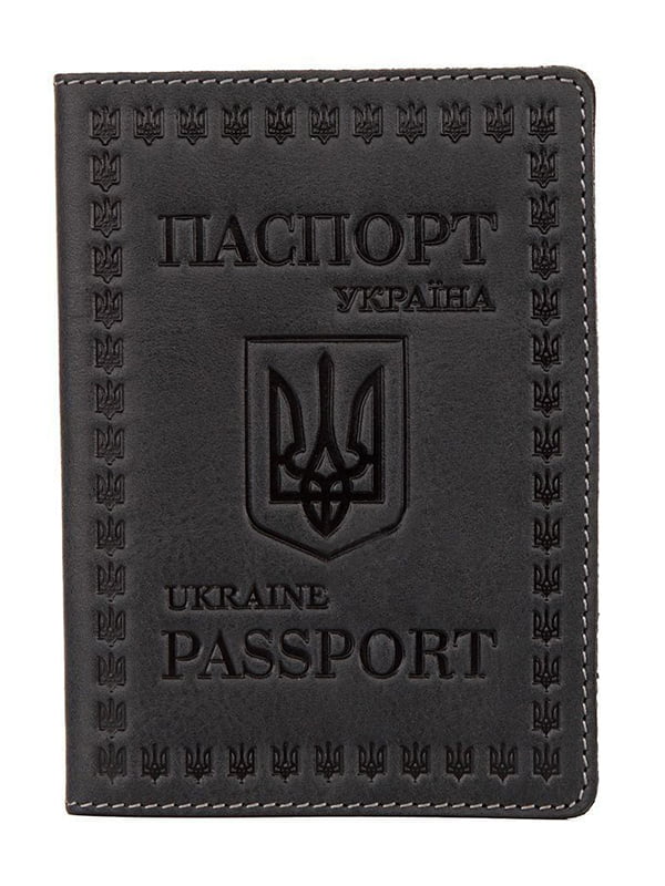 Обкладинка на паспорт сіра | 5510322