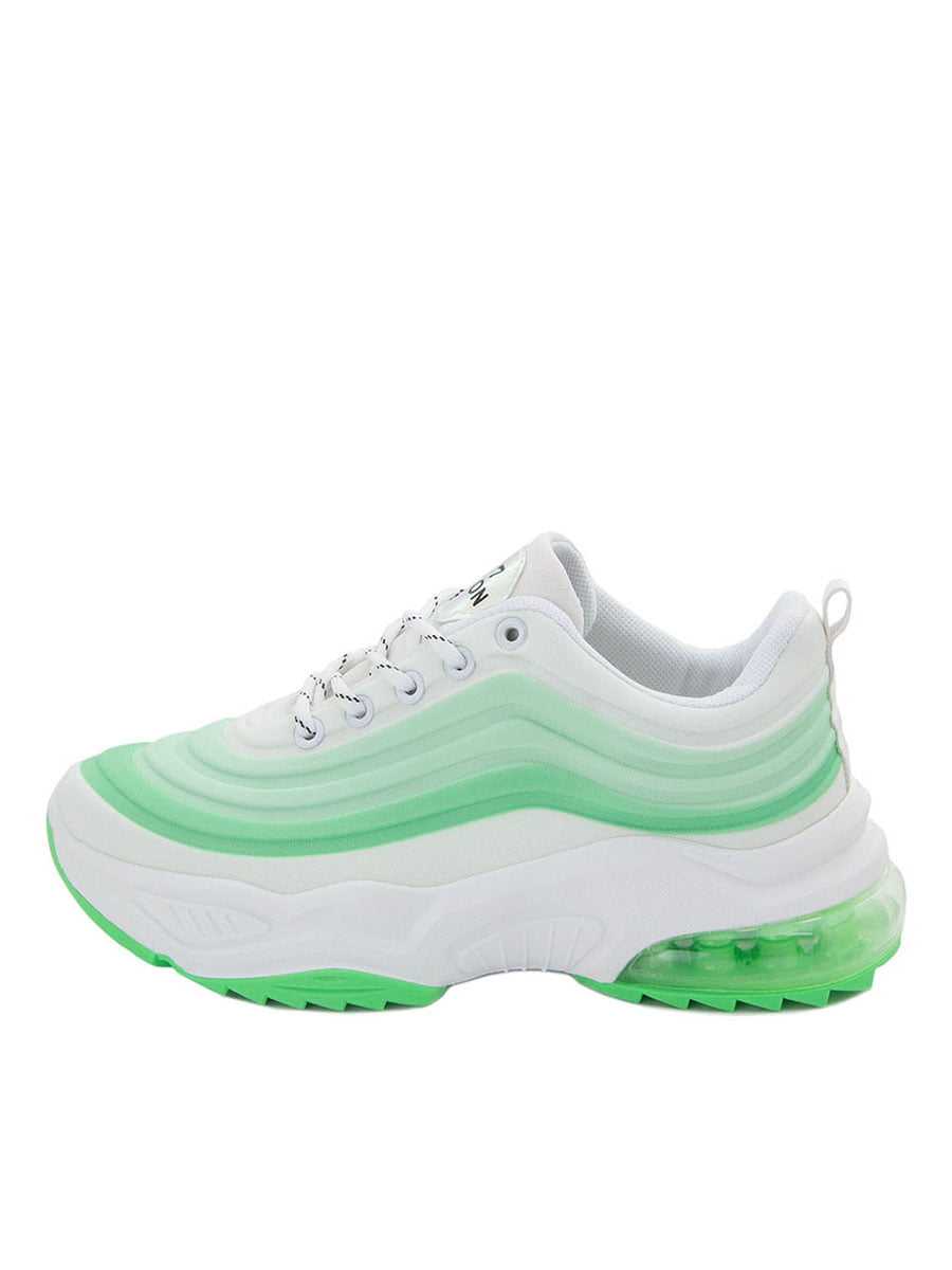 Кросівки зелено-білі | 5516654