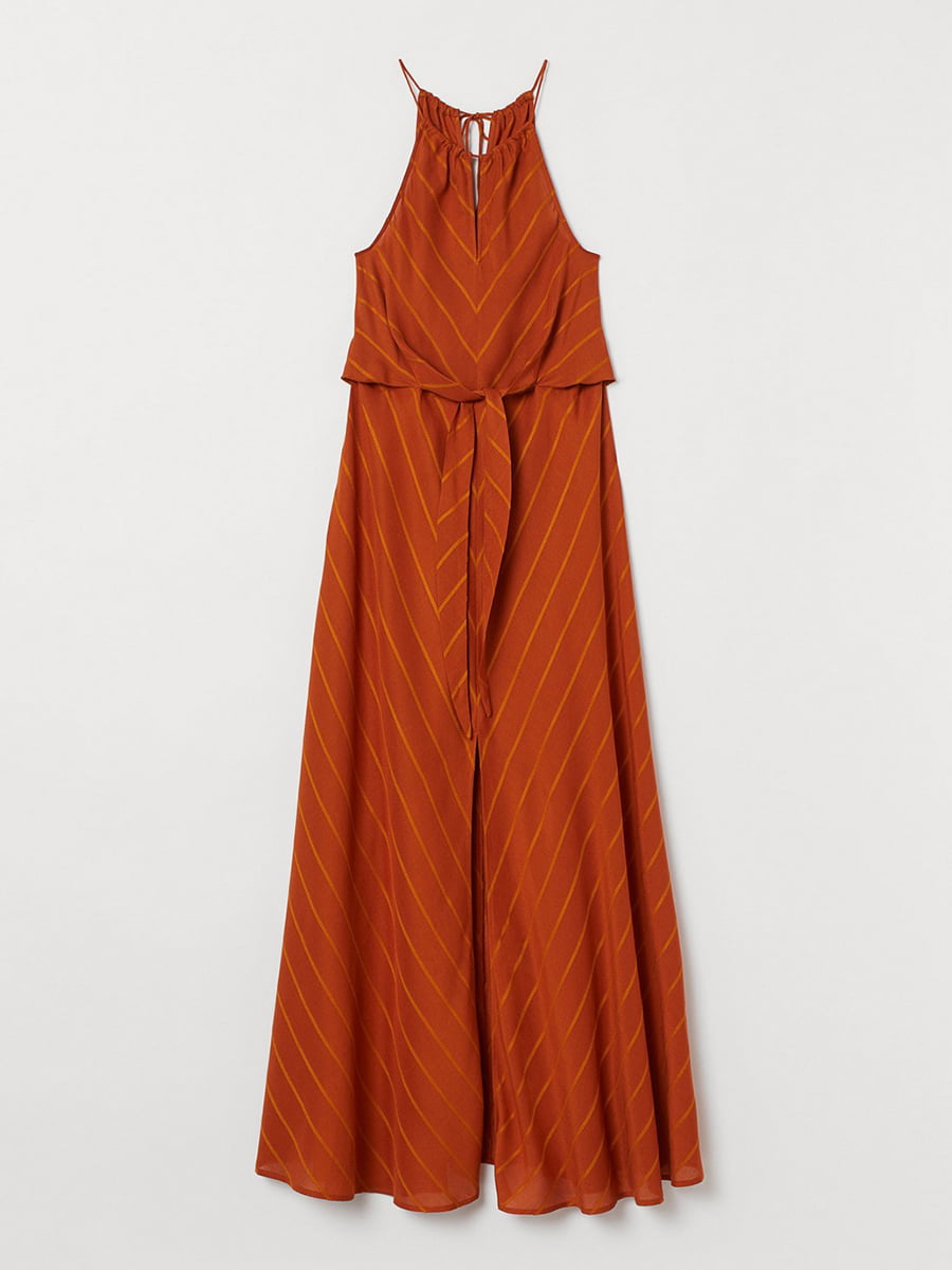 Сукня коричнева в смужку | 5517513