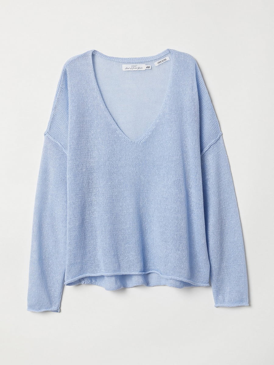 Пуловер голубой | 5519208