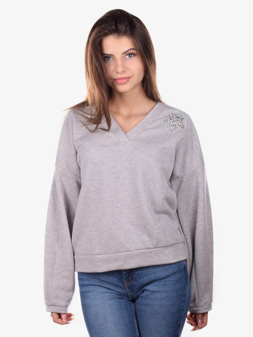 Пуловер серый | 5522130