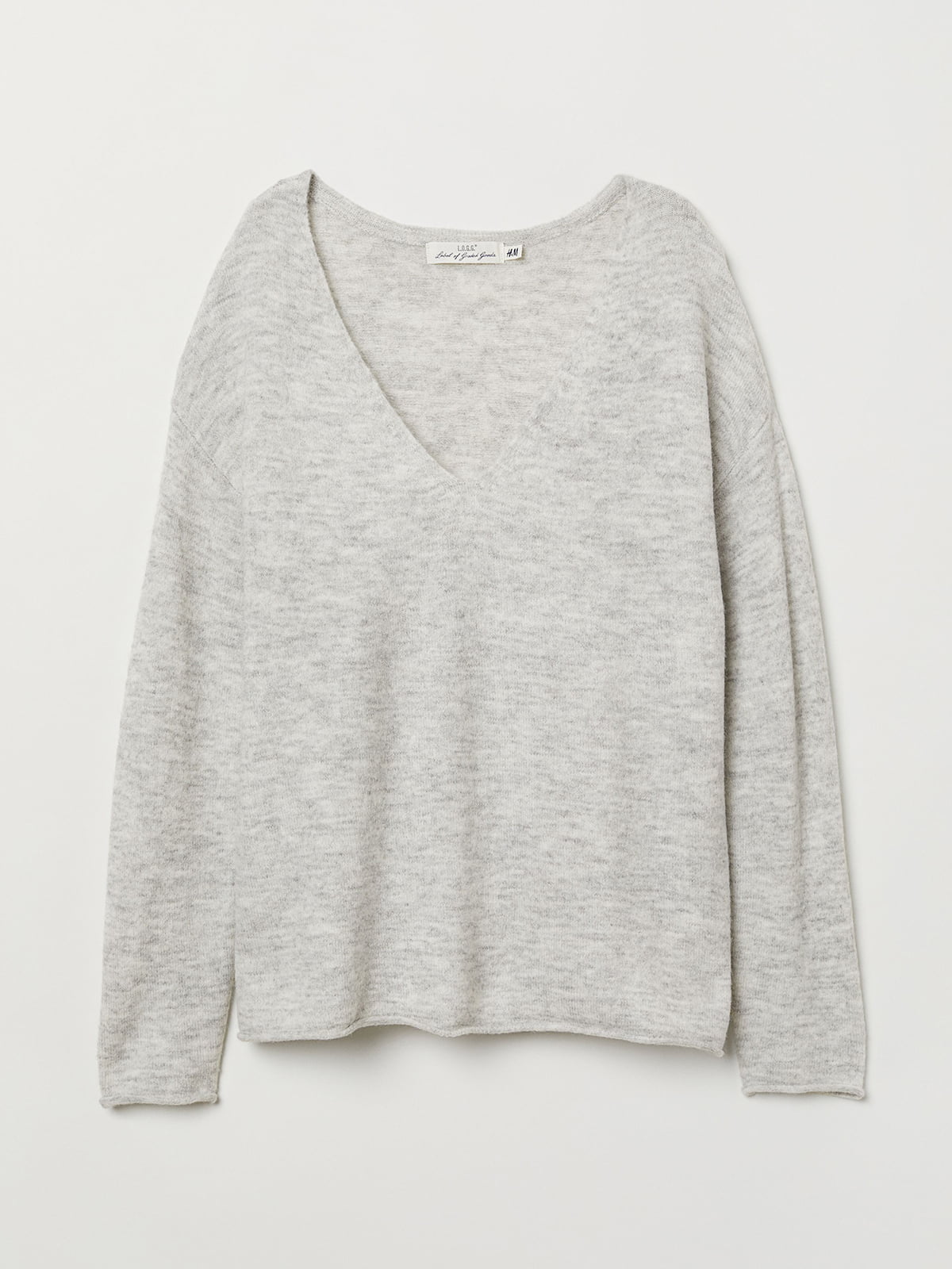 Пуловер сірий | 5520103