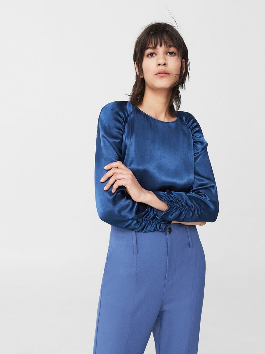 Блуза синяя | 5535201