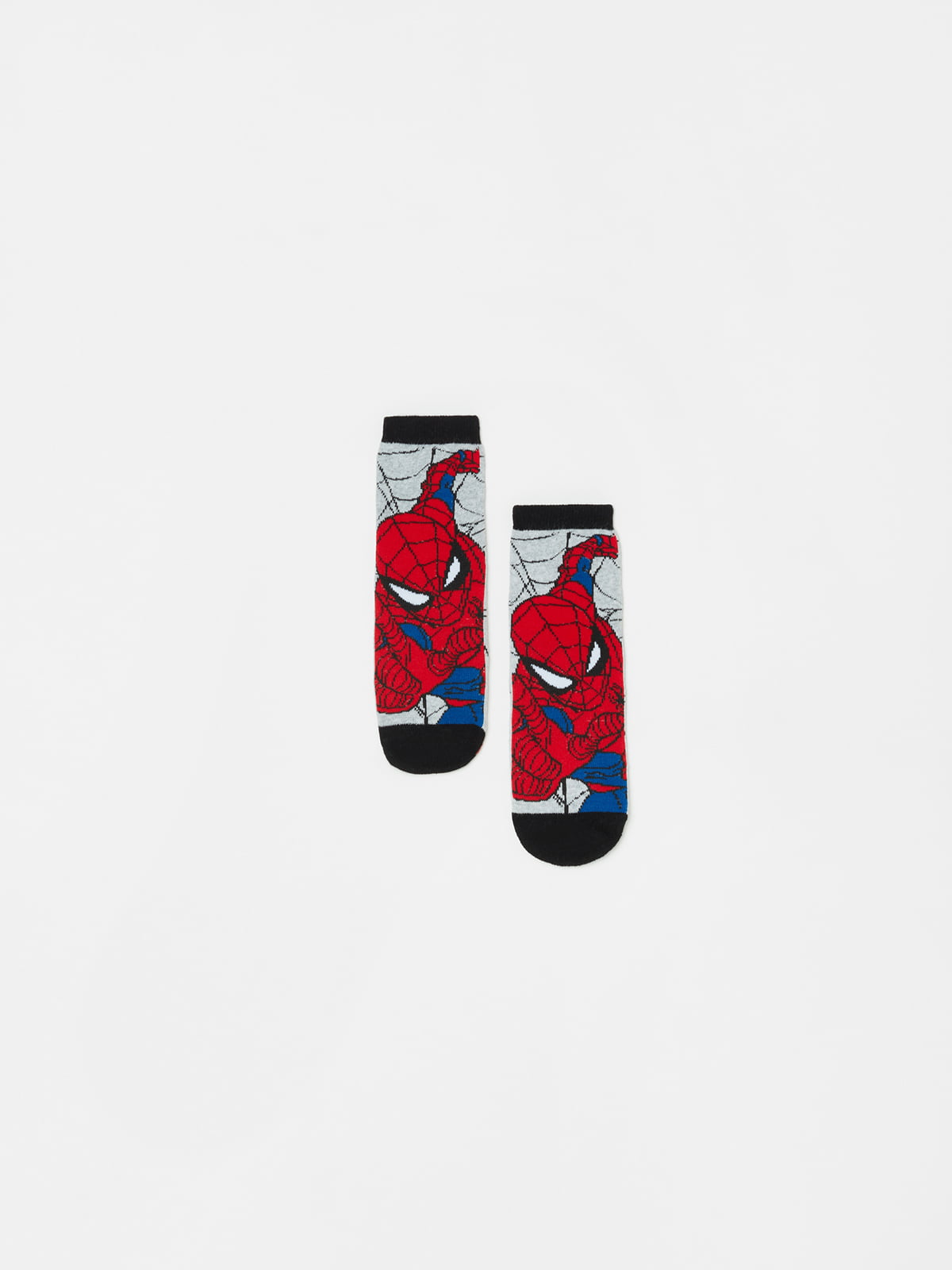 Шкарпетки різнокольорові в принт | 5536214