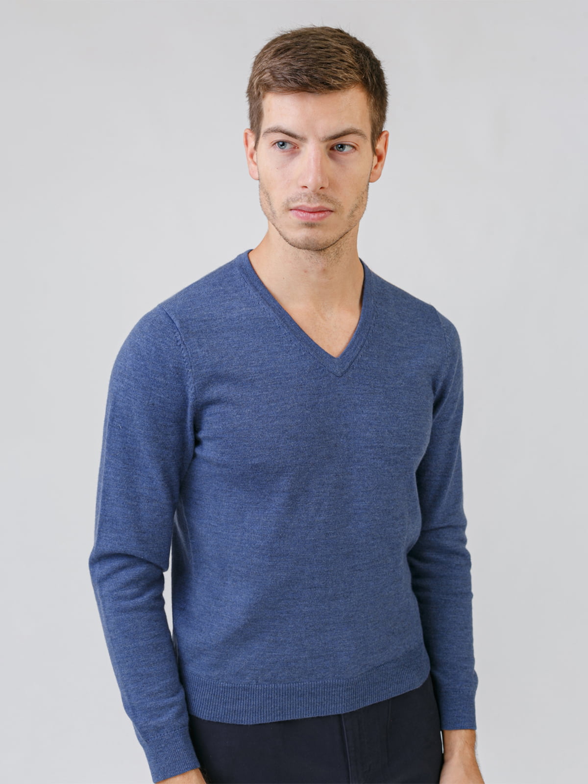Пуловер цвета джинс | 5538290
