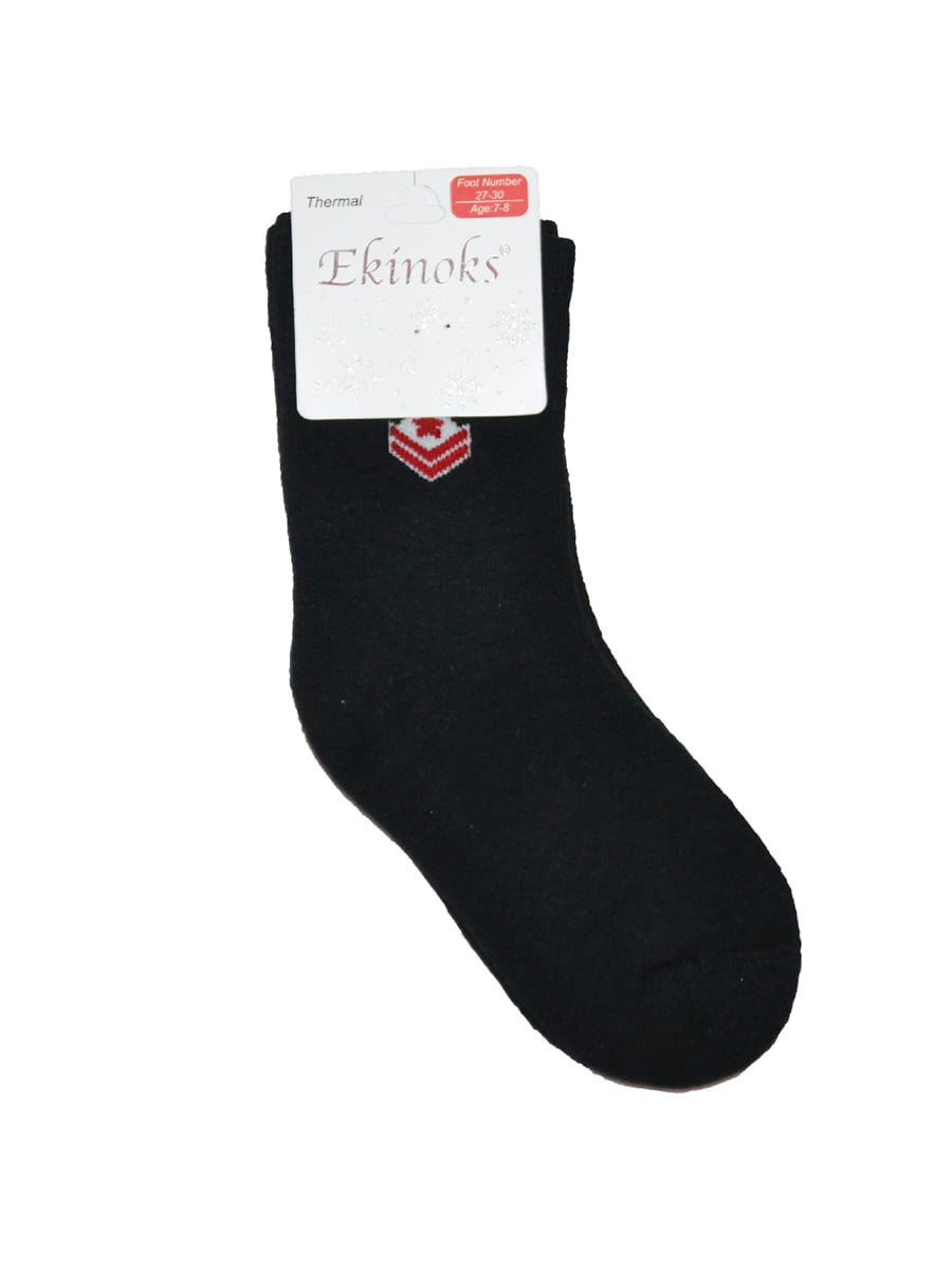 Шкарпетки чорні з логотипом | 5539853