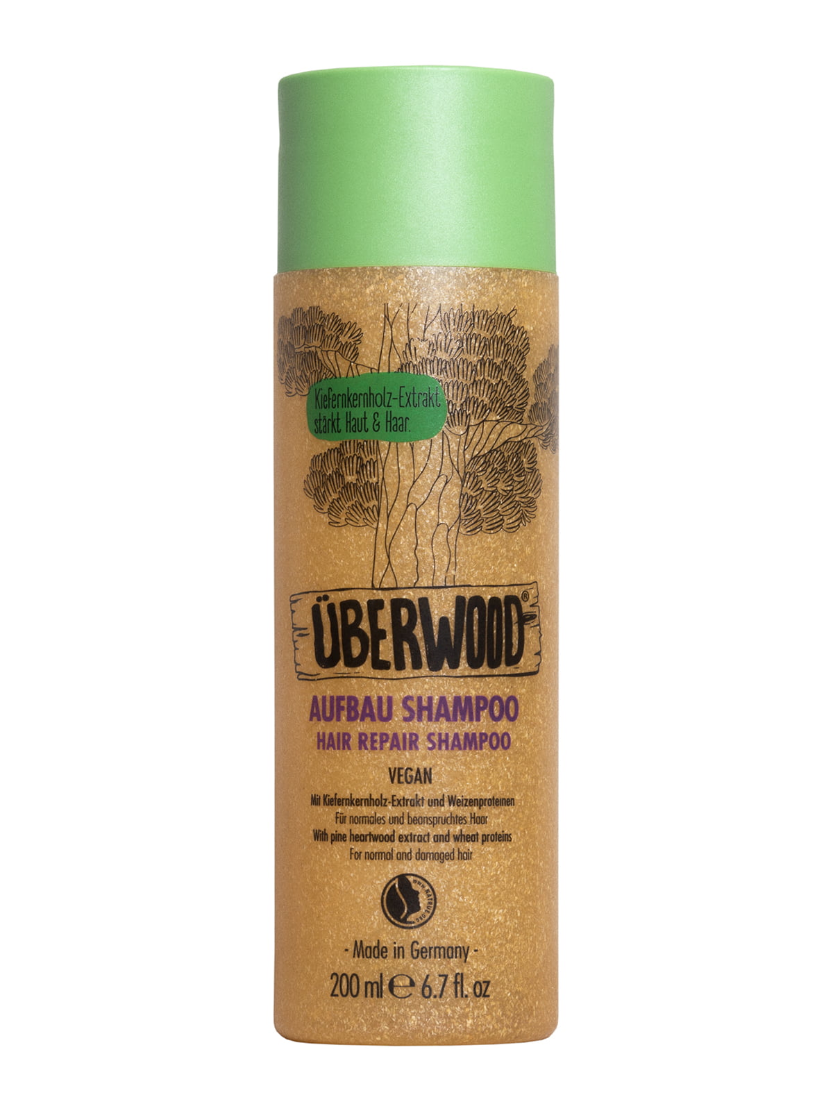 Шампунь відновлювальний Überwood для сухого та пошкодженого волосся (200 мл) | 5540443