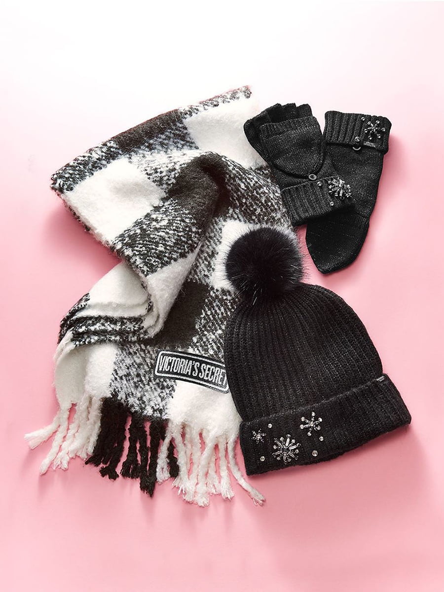 Комплект: шапка, шарф і мітенки | 5547858