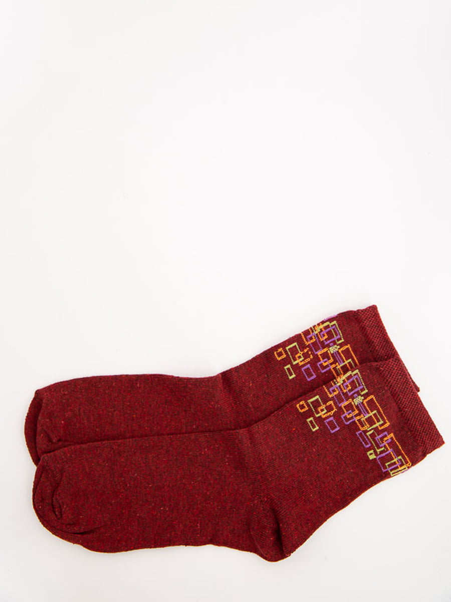 Шкарпетки бордові | 5569010