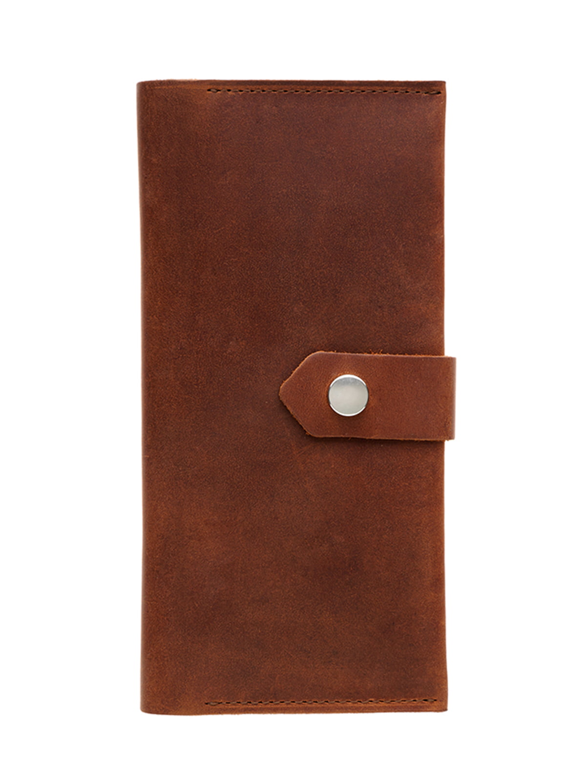 Шкіряний гаманець з натуральної шкіри коричневого кольору | 5592246