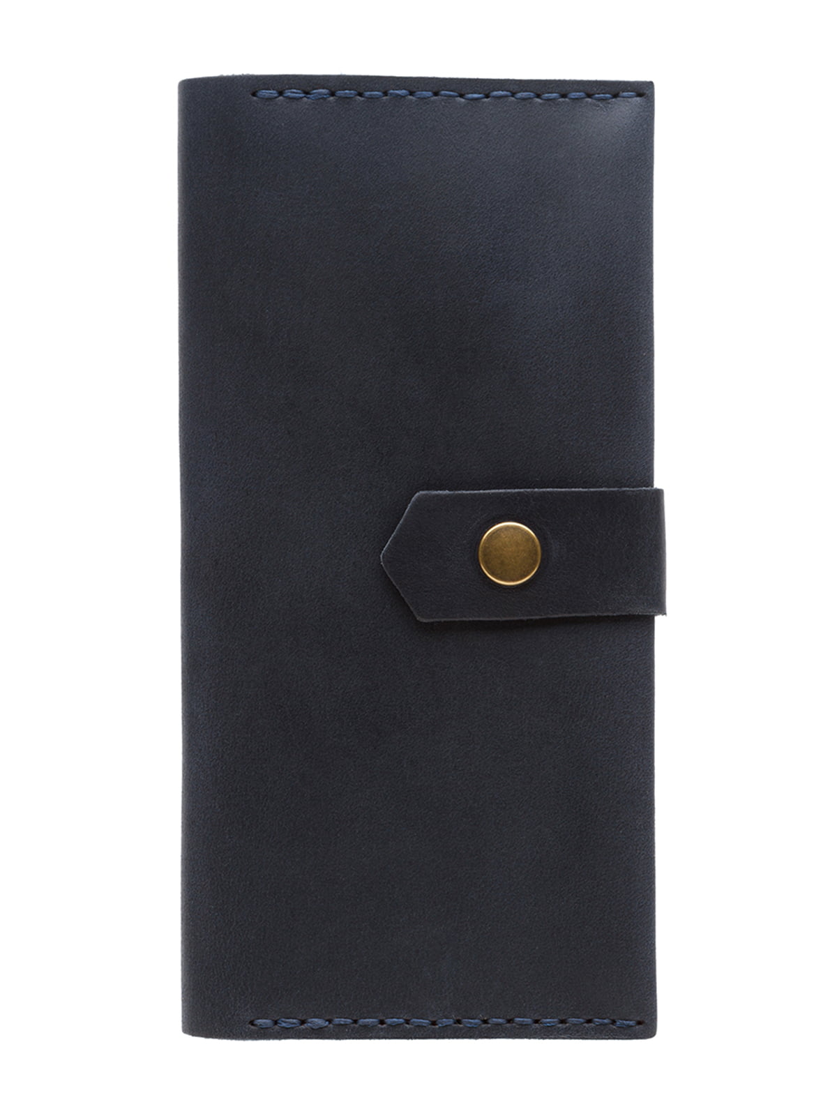 Шкіряний гаманець з натуральної шкіри синього кольору | 5592266