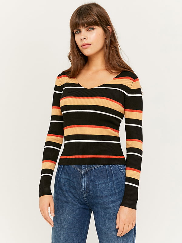 Пуловер в полоску | 5595557
