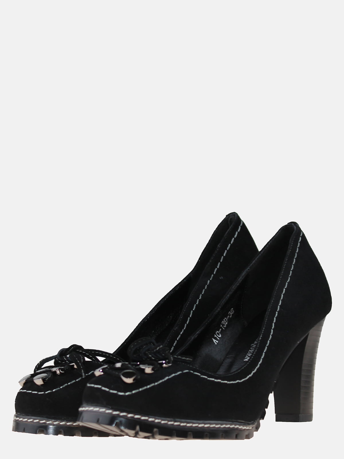 Туфлі чорні з декором | 5583298